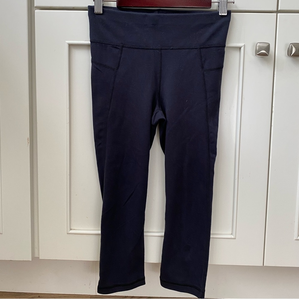 Sweaty Betty Cropped Black Leggings